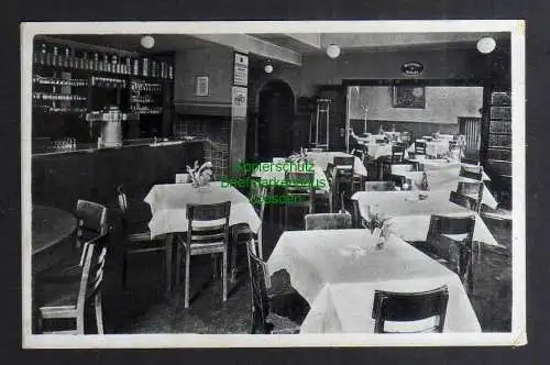 131228 AK Würzburger Hofbräu Buer i. W. 1952 Gasthaus Innenansicht