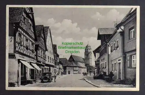 131029 AK Weismain 1942 Bäckerei Trautner Hauptstraße