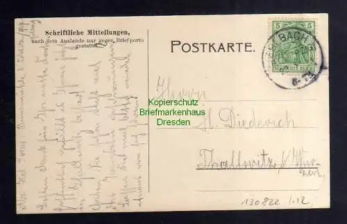 130822 AK Sommerfrische Rinnmühle Post Erlbach bei Colditz um 1910