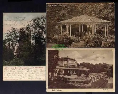 131163 AK Bad Nauheim 1901 - 1930 Panorama Carlsbrunnen Turm im Kurpark ...