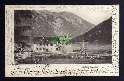 131021 AK Achensee Gasthof Seespitz 1902