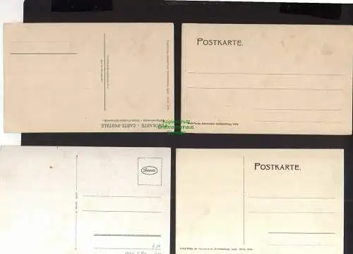 130686 4 AK Altes Haus Zöllnerstrasse u 1905 Schloss Denkmal Ernst des Bekenners