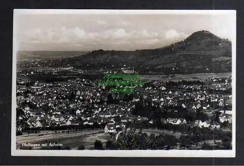 130371 AK Pfullingen mit Achalm Fotokarte um 1930