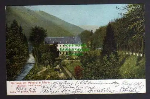 130150 AK Kurhotel im Nettetal bei Mayen 1904