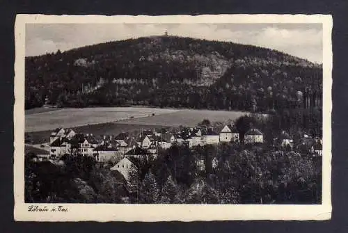 130299 AK Löbau mit Löbauer Berg 1940 Feldpost