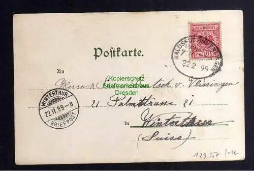 129767 AK Philatelie Postkarte 2 Mauritius Wappen um 1910