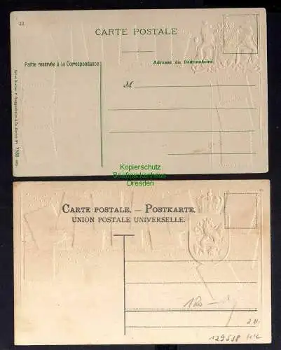 129748 AK Philatelie Postkarte Portugal Wappen um 1905