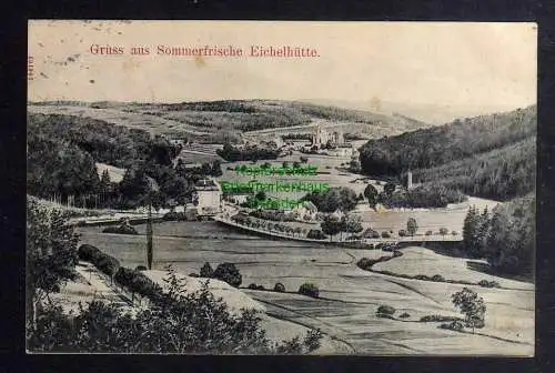 129412 AK Eichelhütte Eisenschmitt Kr. Bernkastel-Wittlich 1907 Rheinland-Pfalz