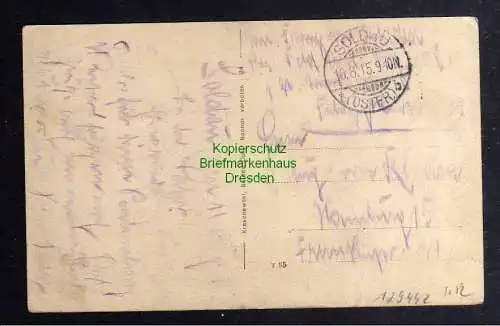 129442 AK Soldau Opr. 1915 Nach der ersten Russenvertreibung Hotel Kronprinz