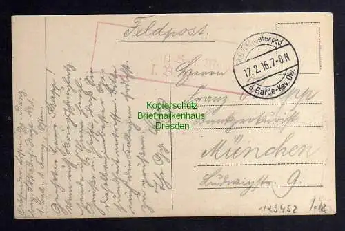 129452 AK Pinsk von der Pina gesehen 1916