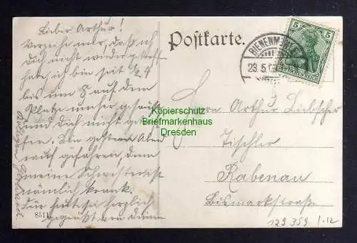 129359 AK Rechenberg im Erzgebirge 1909 Panorama Bienenmühle
