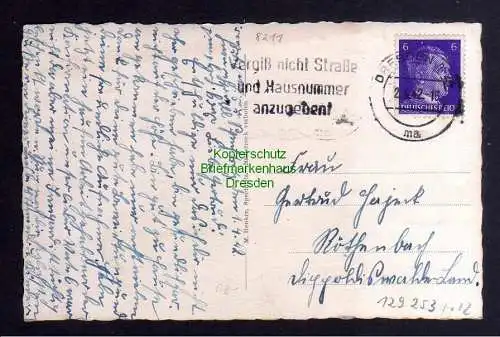 129253 AK Sommerfrische Spechtritz ü. Rabenau 1942