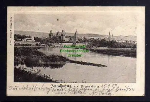 129481 AK Aschaffenburg s. d. Hanauerstrasse 1903