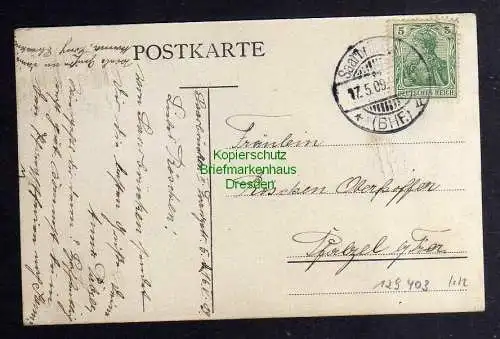 129403 AK St. Johann Saarbrücken 1909 Neues Postamt