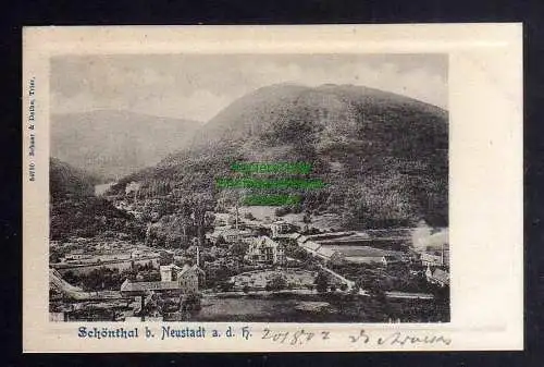 128719 AK Schönthal bei Neustadt a. d. H. 1902 an der Weinstraße