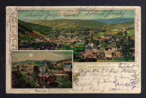 129085 AK Klingenthal 1900 Zwota Litho