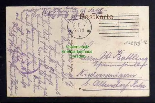 128929 AK Wesel Berliner Tor Platz Kaserne Wasserturm Feldpost 1917