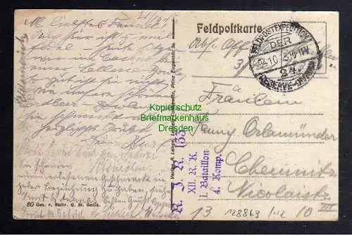 128863 AK St-Hilaire le petit Frankreich Mühle 1915 Feldpost