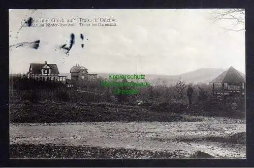 128727 AK Traisa i. Odenwald Sanatorium bei Darmstadt 1912