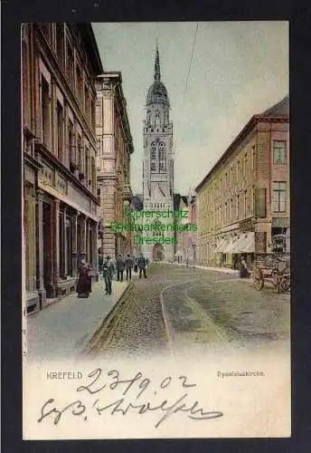 128708 AK Krefeld Crefeld 1905 Dyonisuskirche