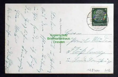 128401 AK Leutenberg  Thüringen Pension Leetz 1938