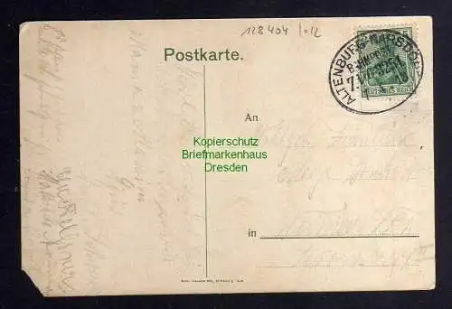 128404 AK Klausa Nobitz 1913 Bahnpost Altenburg - Narsdorf