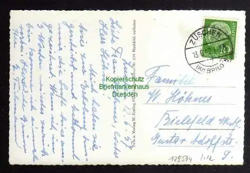 128574 AK Züschen Winterberg Hochsauerland 1957