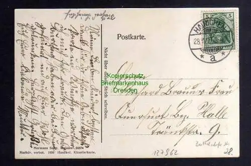 127962 AK Hainichen Teilansicht 1907