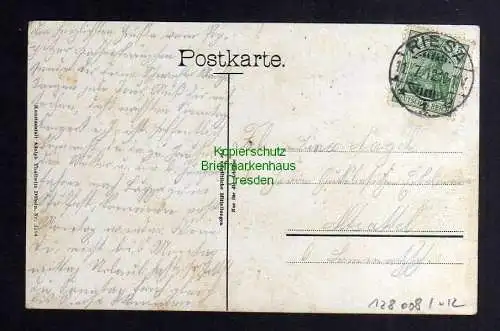 128008 AK Poppitz Riesa 1912 Gasthof zur Stadt Riesa