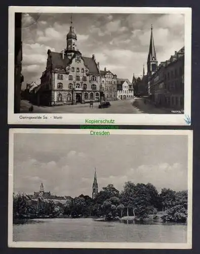 128200 AK Geringswalde Sa. Kr. Rochlitz Großteich um 1956 1957