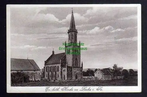 128201 AK Leuba Sa. Ev.-Luth. Kirche um 1930