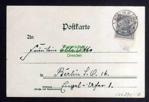 126892 AK Künstlerkarte Mailick Frau Herz Champagner 1901