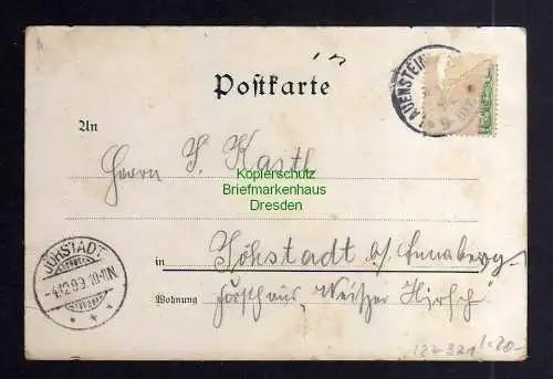 127321 AK Luftkurort Lauenstein Sachsen Gasthof zum Hammergut Kratzhammer 1899