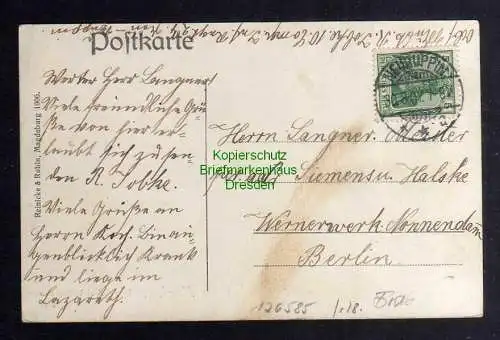 126585 AK Neuruppin Neu Ruppin 1907 Friedrich Wilhelmstrasse