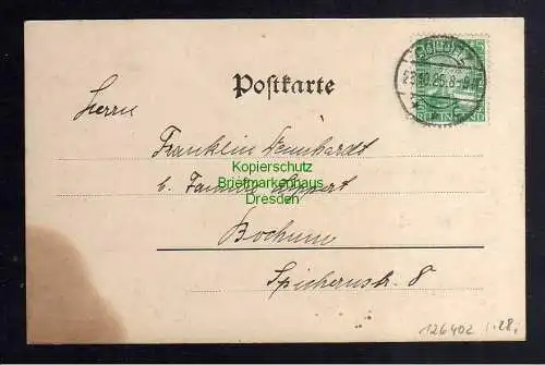 126402 AK Colditz um 1905 Bahnhofstraße Schützenstrasse Dresdener Strasse