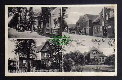 125999 AK Schweewarden Nordenham Feldpost 1940 4 Ansichten Dorfstraße