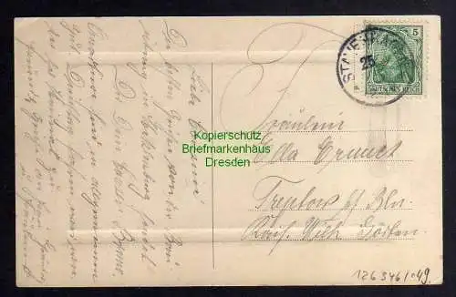 126346 AK Ritzerow bei Stavenhagen 1913 Gastwirtschaft Colonialwaren Schumacher