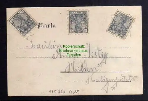 125951 AK Wald bei Solingen Gruss aus Scheidermühle um 1900 Winterbild Schnee