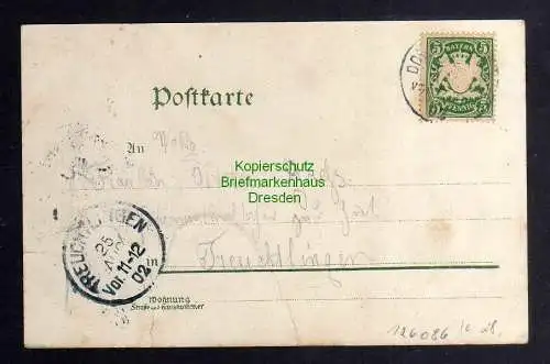 126086 AK Kaisheim Litho 1902 Hofwitschaft Gasthaus Panorama