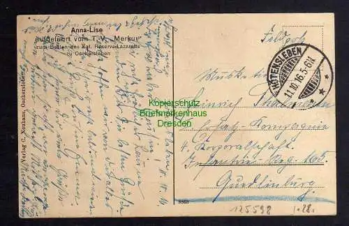 125598 AK Oschersleben Reserve Lazarett 1916 Turnverrein Merkur Theater