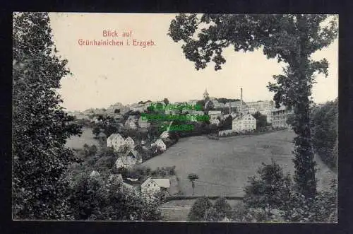 124907 AK Grünhainichen i. Erzgeb. 1915 Brück & Sohn Meissen 13402