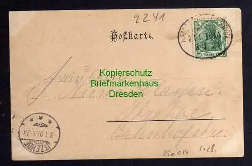 125014 AK Dusenddüwelswarf Hemmingstedt 1903 Kochs Wirtschaft Gasthaus