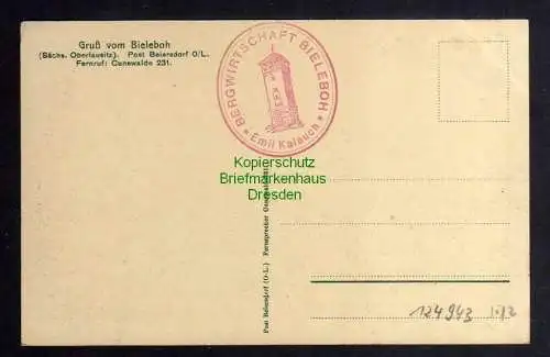 124943 AK Bieleboh mit Beiersdorf Oberlausitz Künstlerkarte Schneidenbach u 1910