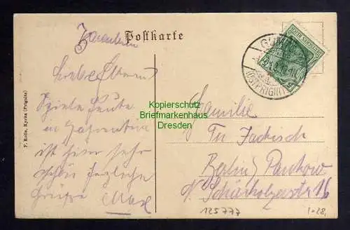 125777 AK Zarenthin Döllen Gumtow 1912 Gasthof Otto Bock