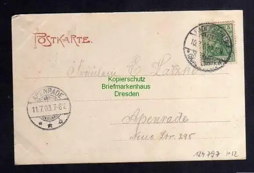 124797 AK Haderslev Hadersleben 1903 Drossestrasse mit Kreishaus