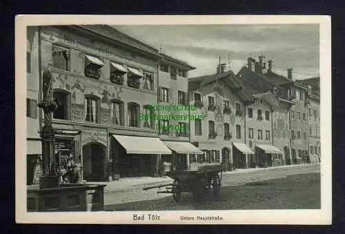 124530 AK Bad Tölz Untere Hauptstraße Wein-Haus Max Schwaighofer