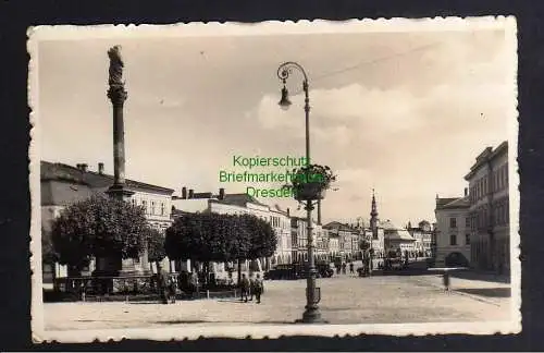 124504 AK Svitavy Zwittau um 1940 Markt Platz