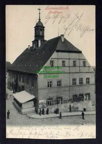 124866 AK Lommatzsch Rathaus 1903