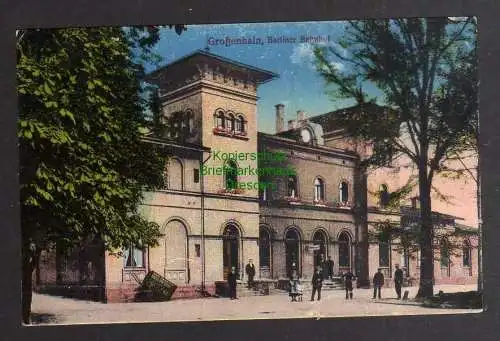 124704 AK Großenhain Berliner Bahnhof 1926