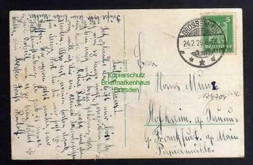 124704 AK Großenhain Berliner Bahnhof 1926